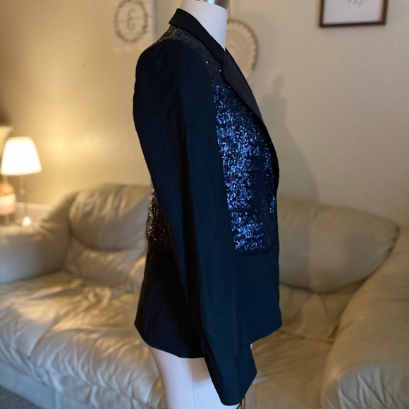 Elizabeth and James Shine Sequin Rex Blazer Jacket - Picture 6 of 6